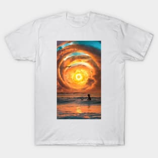 sunset grid T-Shirt